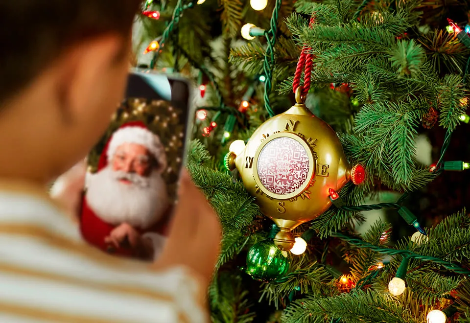 santas kindness ornament