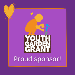 Proud sponsor Youth Garden Grant badge 2025